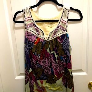 Anthropologie sleeveless top